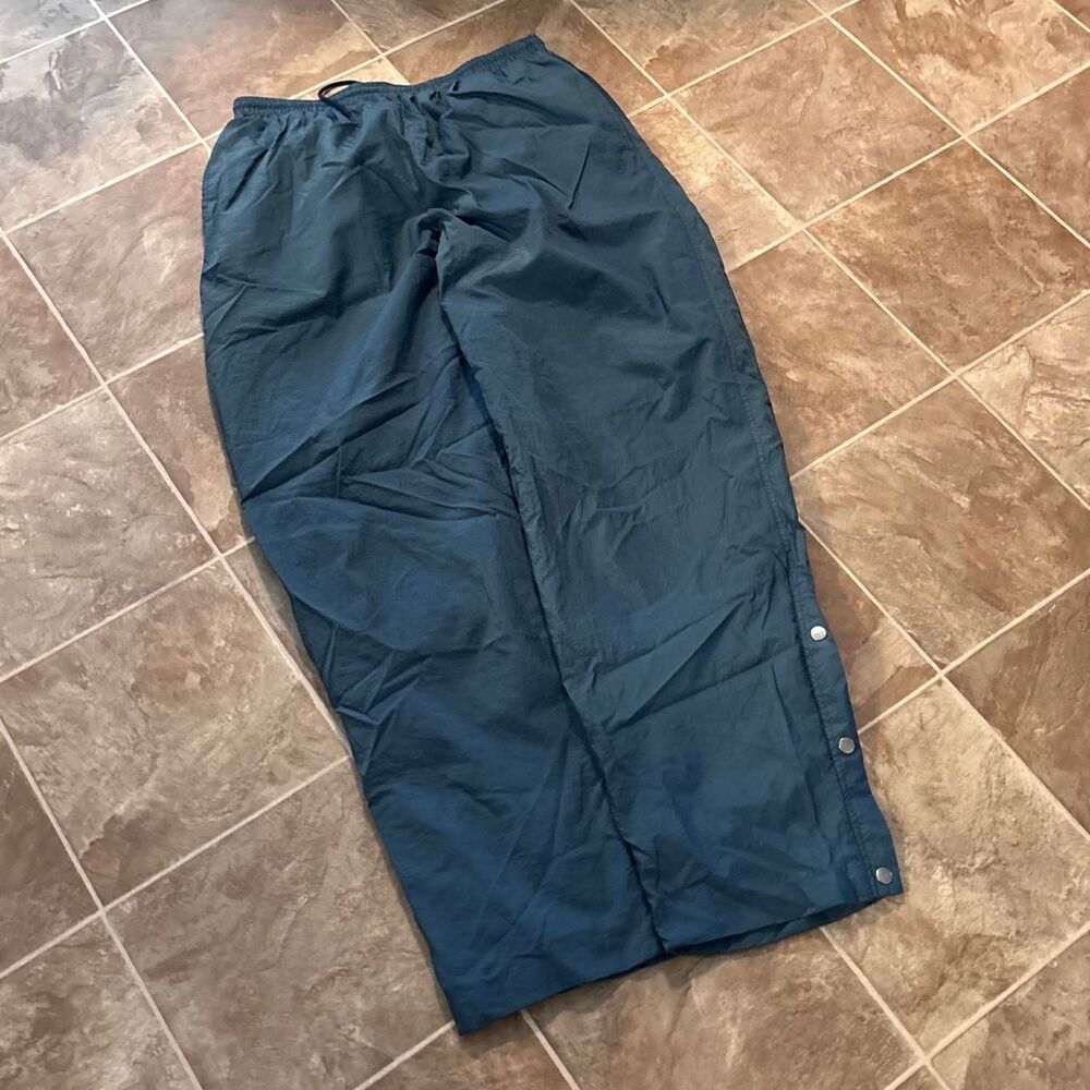 Vintage 90s white tag Nike coral baby blue baggy track pants, no flaws, size XL